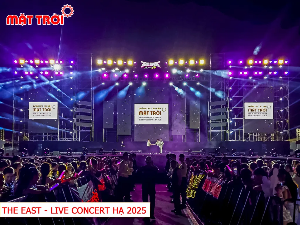 The east - Live concert Hạ 2025 do Sự kiện Mặt Trời tổ chức tại Huế