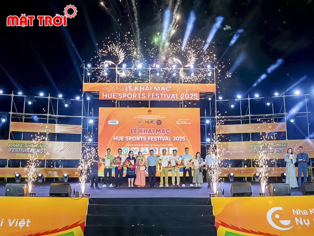 Khai mạc Hue Sports Festival 2025 - Mặt Trời Event đơn vị thực hiện sự kiện này tại Huế