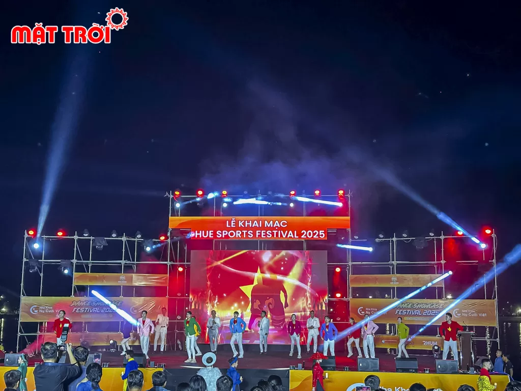 Tiết mục nhảy tại sự kiện Hue Sports Festival 2025 tại Huế