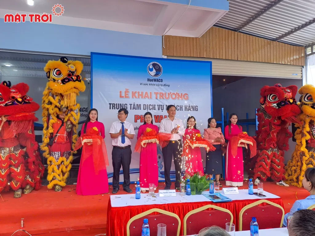 Buổi lễ khánh thành trung tâm dịch vụ khách hàng Phú Vang kế thúc thành công