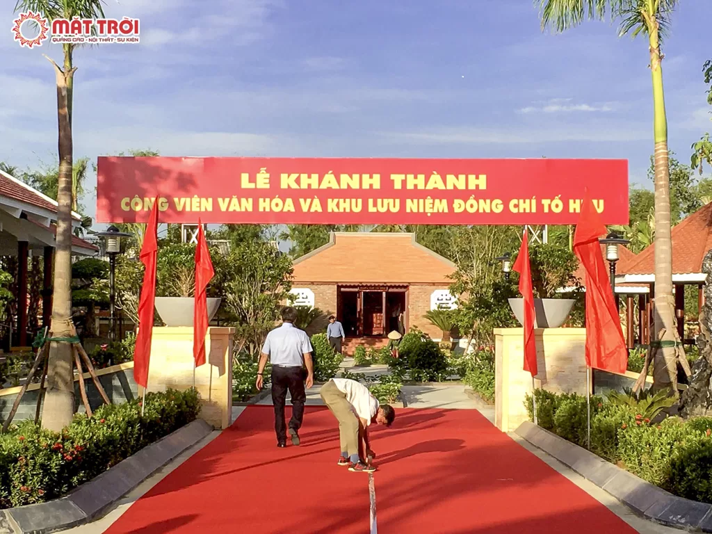 Sự kiện Lễ khánh thành công viên văn hóa và khu lưu niệm đồng chi Tố Hữu - Mặt Trời Event hân hạnh đồng hành tổ chức thực hiện