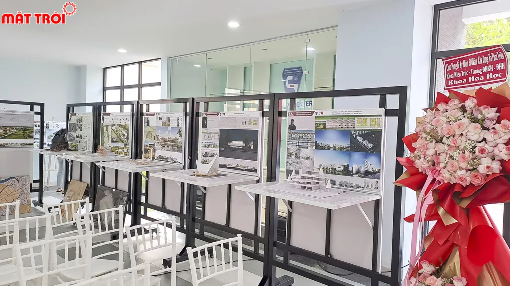 Không gian triển lãm các tác phẩm kiến trúc