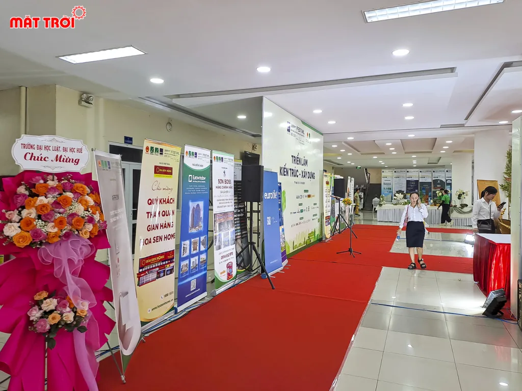 Khu vực diễn ra lễ khai mạc Triển lãm