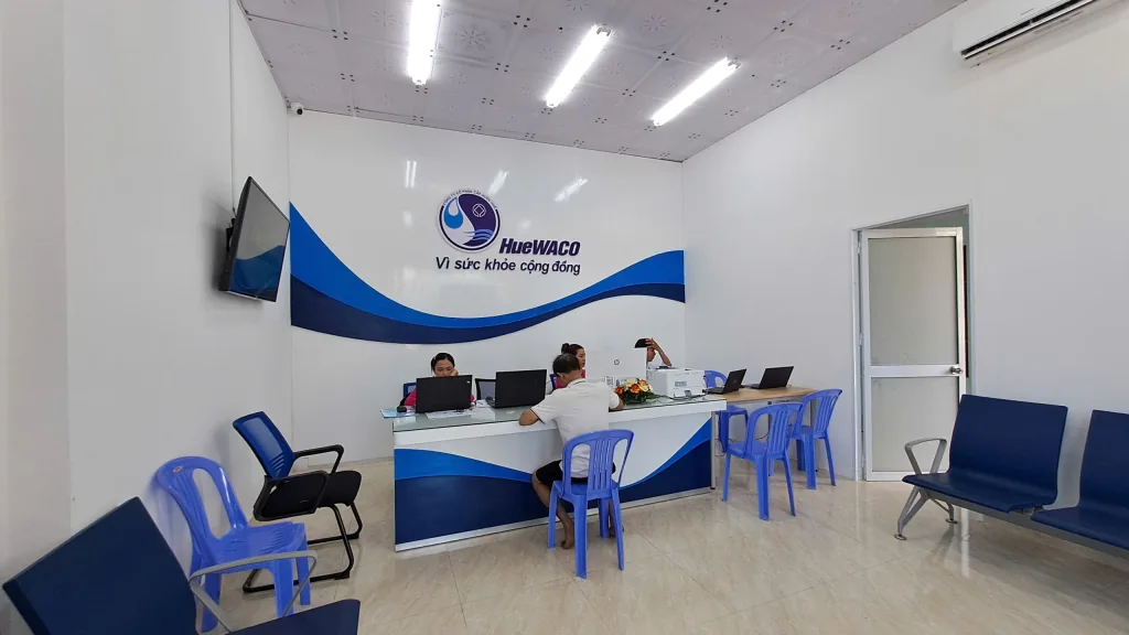 Phòng dịch vụ khách hàng HueWACO chi nhánh Phú Lộc
