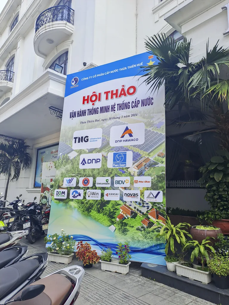 hội thảo Vận hành thông minh hệ thống cấp nước tại Huế - Sự kiện Mặt Trời hân hạnh đồng hành