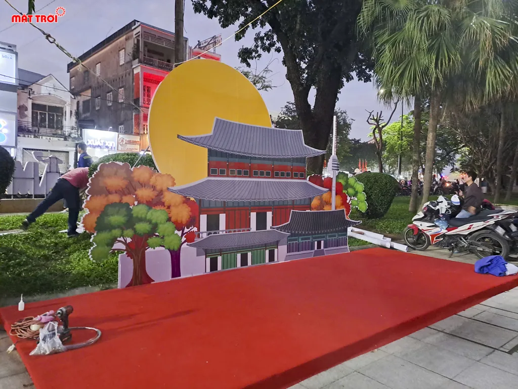 Khu vực check in Hàn Quốc