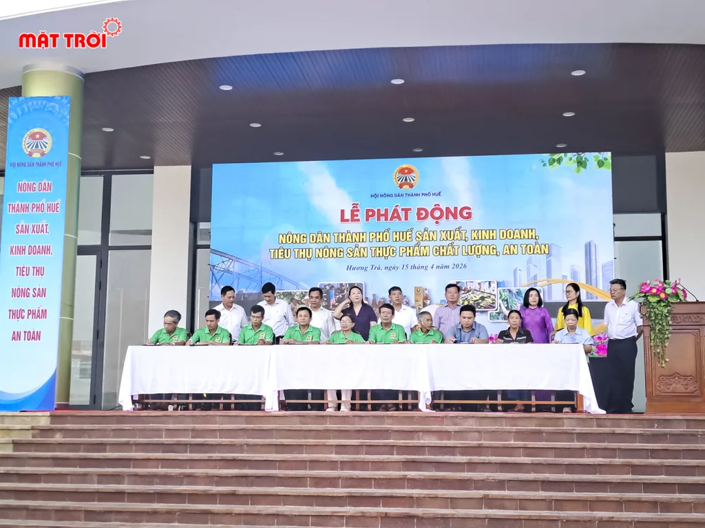 Hội Nông dân thành phố Huế và Hội Nông dân các xã, phường đã ký kết triển khai phong trào nâng cao chất lượng, giá trị và sức cạnh tranh của nông sản địa phương