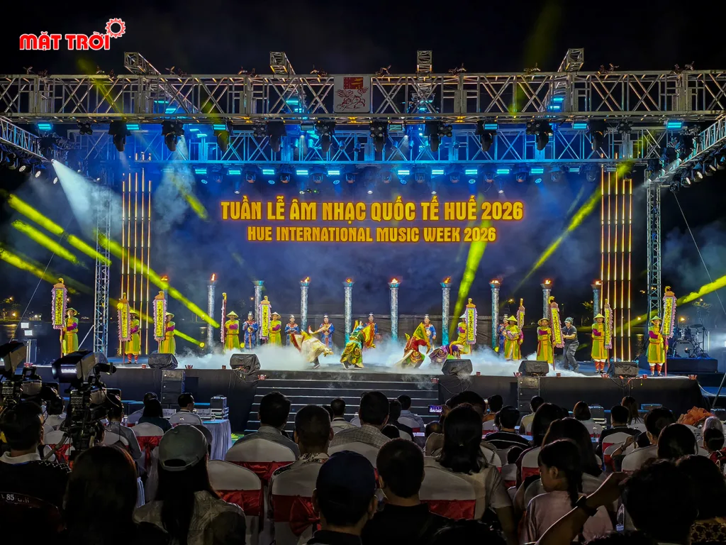 Tuần lễ âm nhạc Quốc Tế Huế 2026 từ 13/6 đến 18/6 tại sân khấu Sông Hương