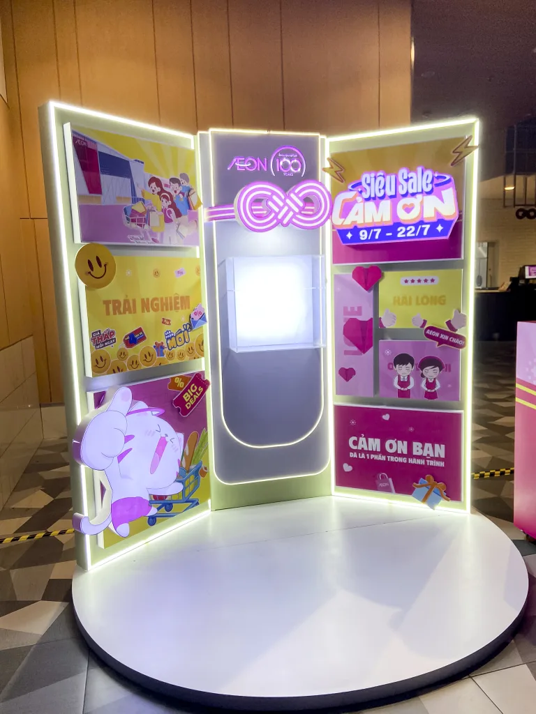 Photobooth Chương trình khuyến mãi tại AEON Huế