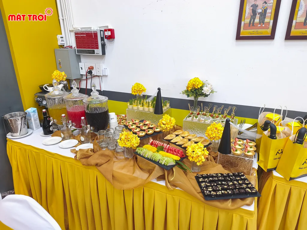 Khu vực teabreak nhẹ nhàng